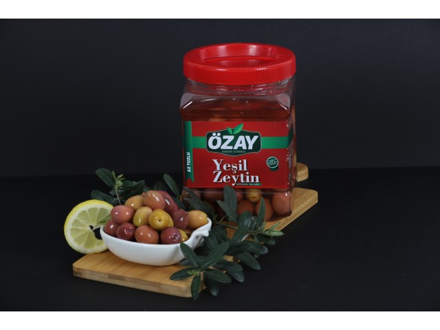 ALYANAK PEMBE ÇİZİK YEŞİL ZEYTİN XL (201-230) 900 GR